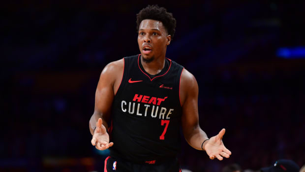 Former Miami Heat guard Kyle Lowry.